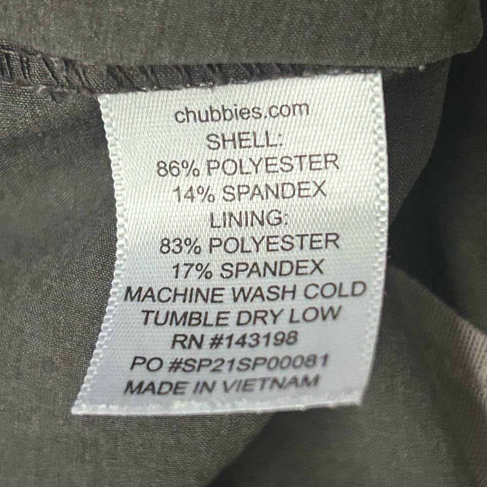 Chubbies Gray 7” Pull-On Drawstring Waist Athleti… - image 8